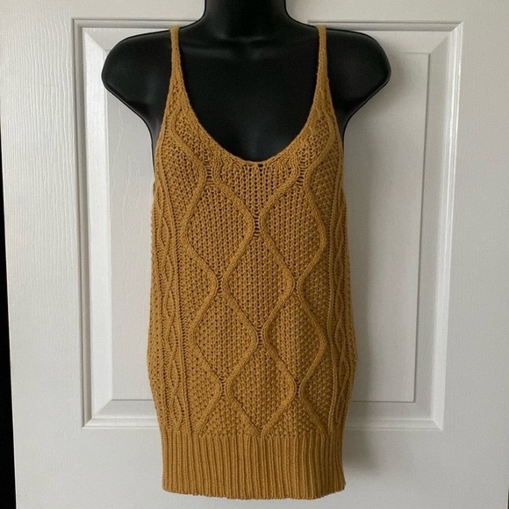 Nili Lotan Cable Knit Cashmere Blend Tank Top Size Xs